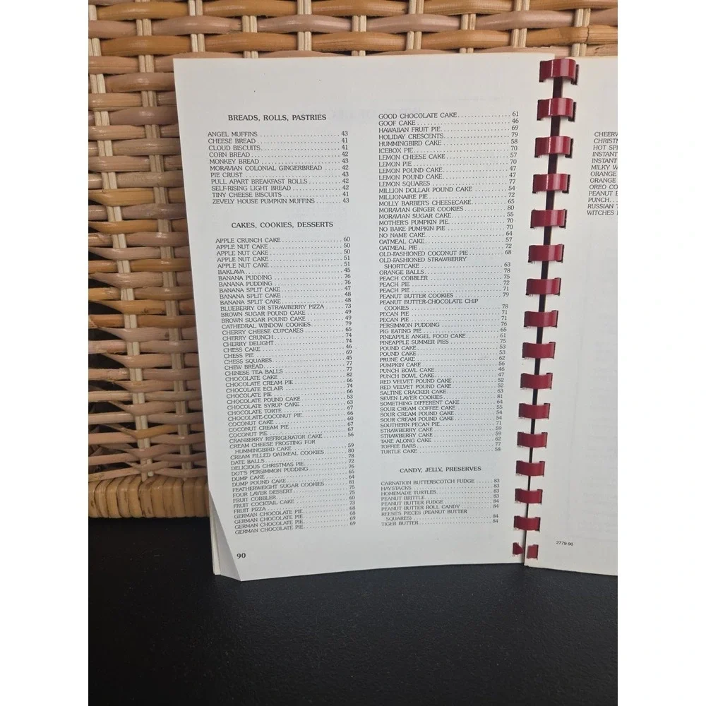 Cedar Lodge Baptist Church Cookbook Thomasville, North Carolina‎ Vintage 1991